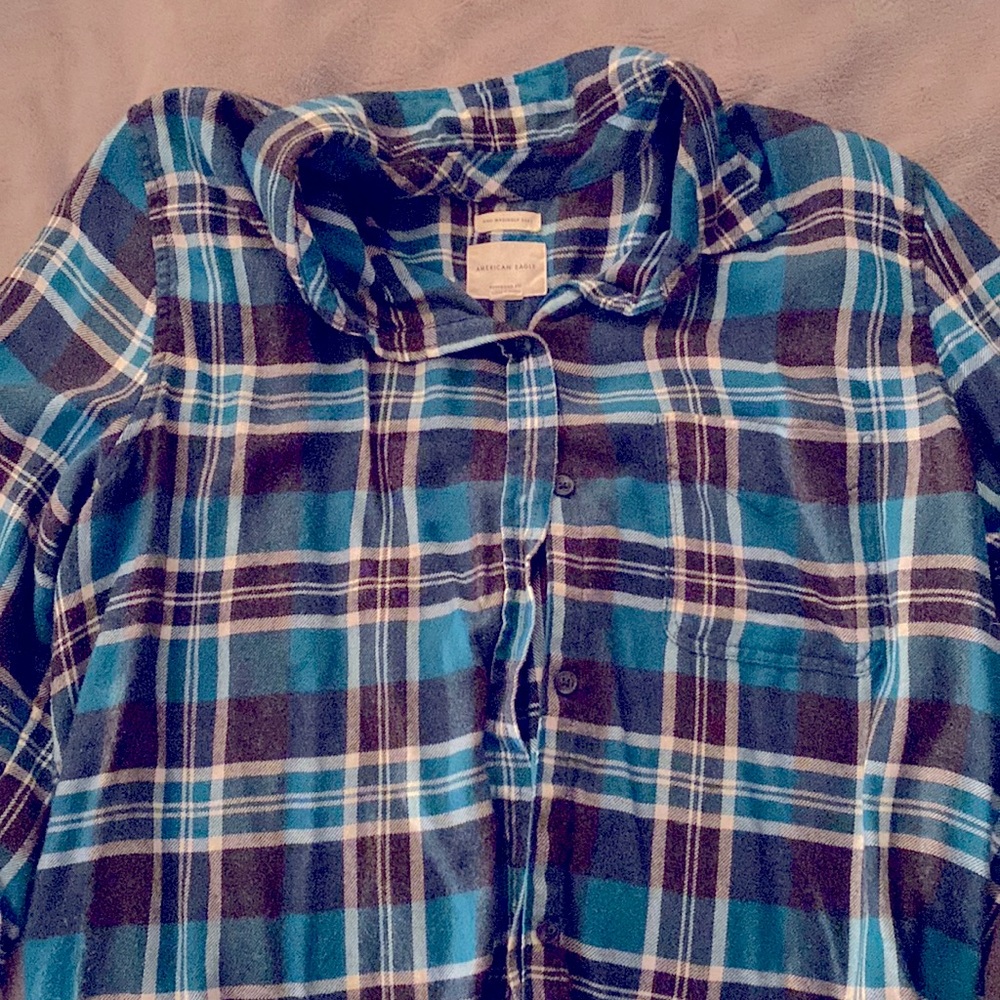 Boyfriend flannel from American eagle. Never worn